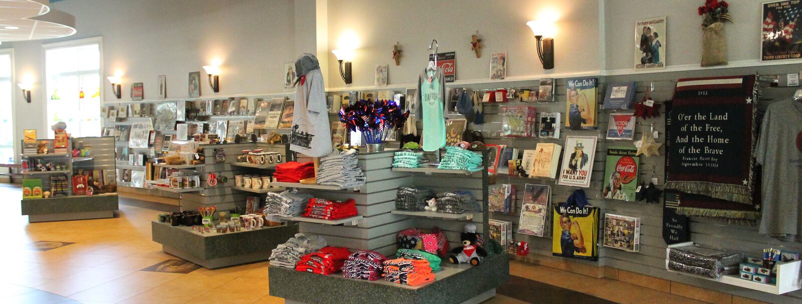 This museum store at Carillon Historical Park is stocked with Dayton history books, Dayton shirts, and more. CONTRIBUTED