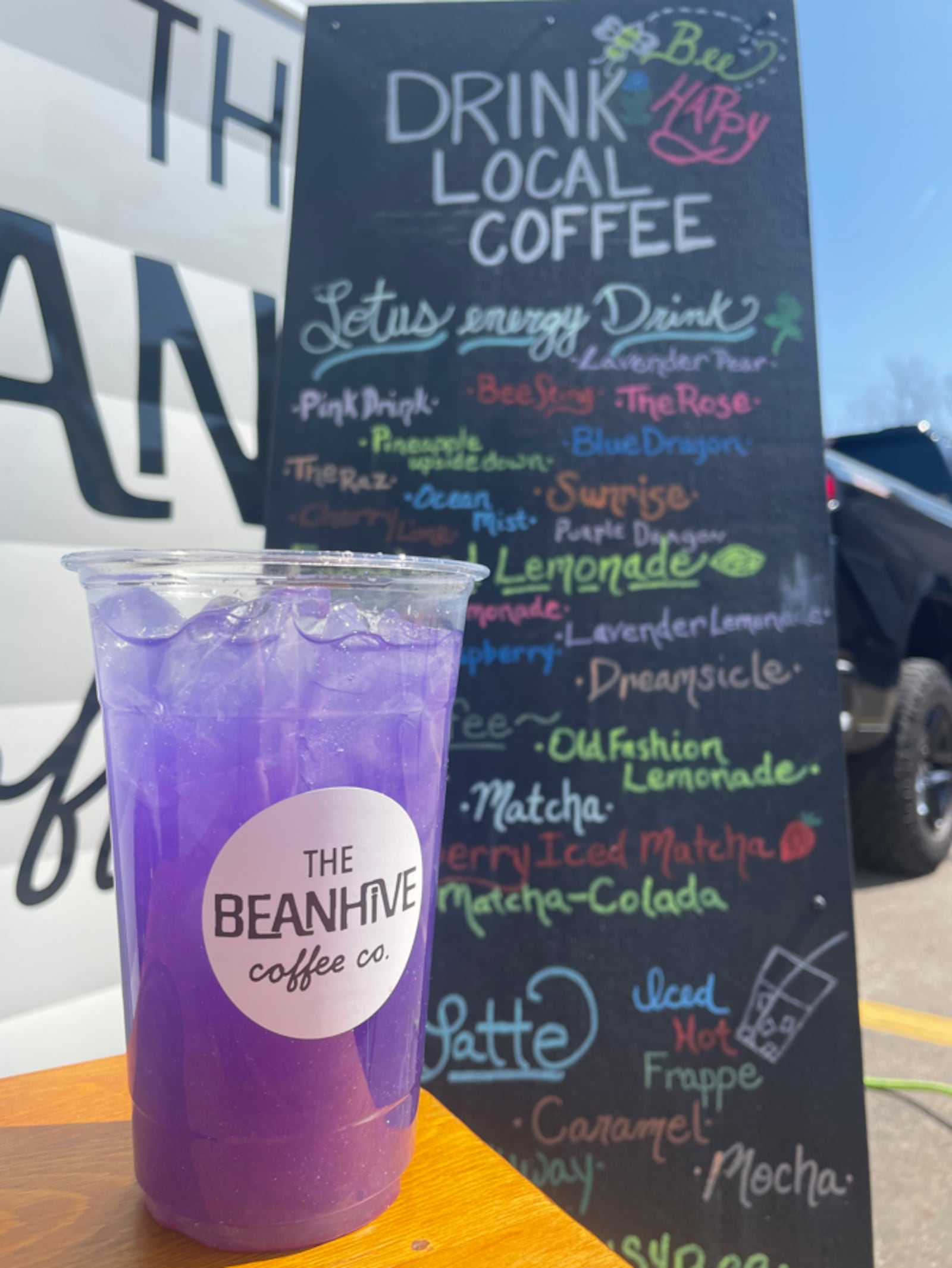 The Beanhive Coffee Company, a vintage-style mobile coffee trailer, is serving espresso and plant energy-based drinks in West Milton (CONTRIBUTED PHOTO).