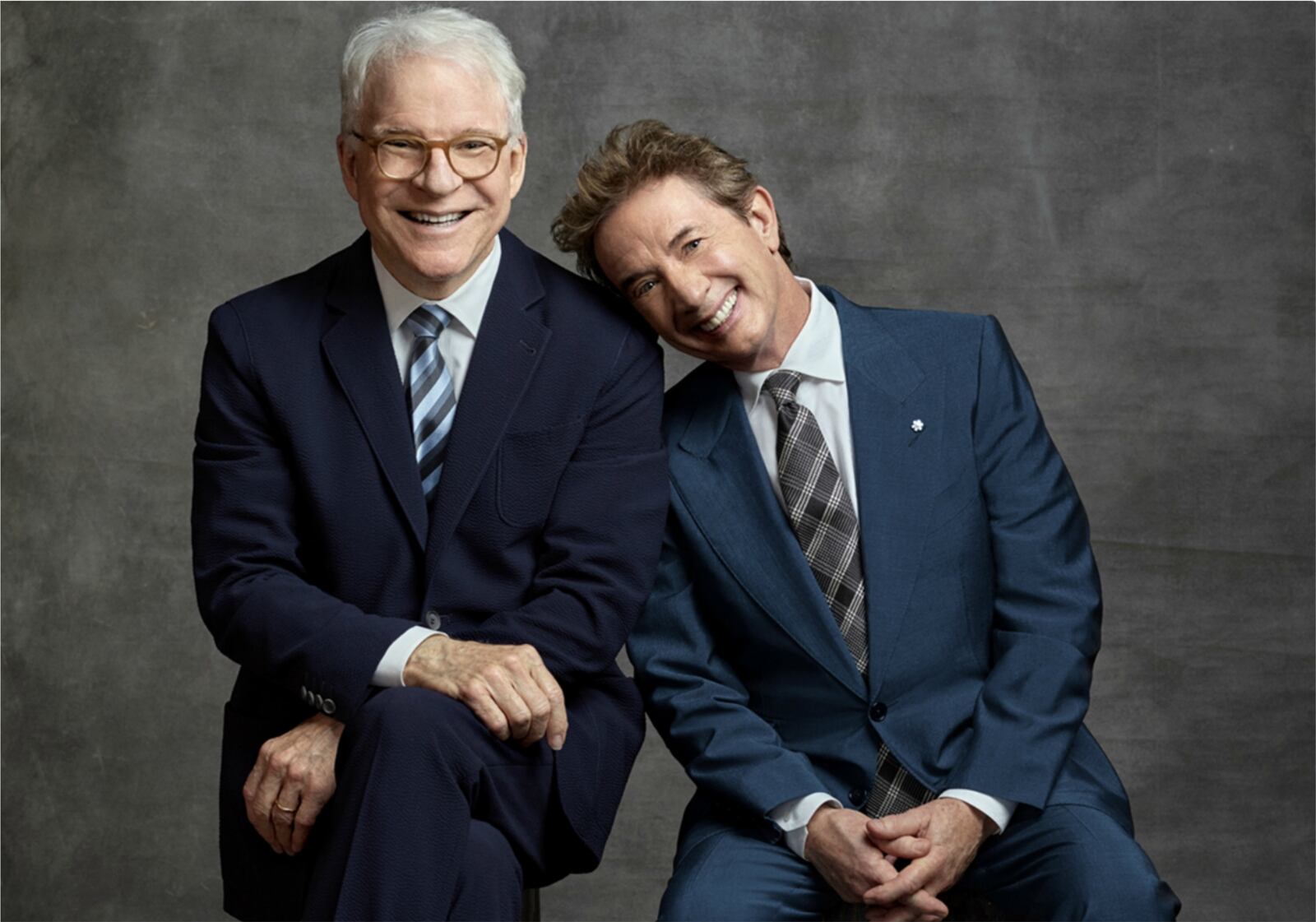 Superstar duo Steve Martin (left) and Martin Short, who launched its first live musical variety show in 2016, opens the summer season at Fraze Pavilion in Kettering on Saturday, May 28.