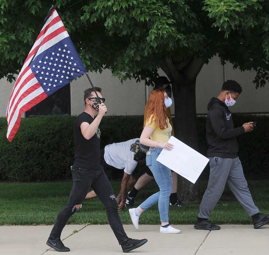 PHOTOS: Hundreds gather for protest in Dayton