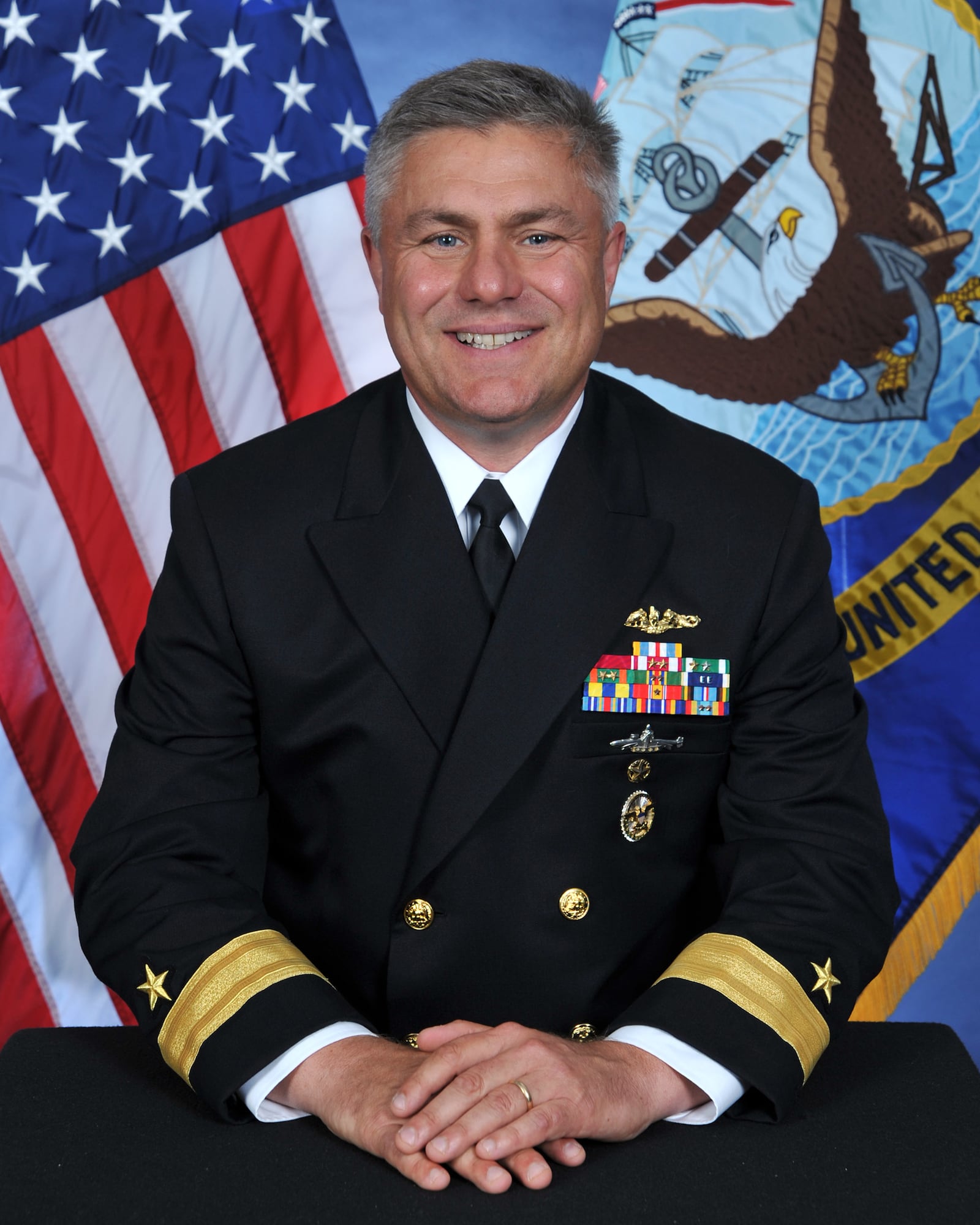 Rear Adm. John Spencer is a native of Fairborn and commander of the Navy Submarine Group 10. Navy image