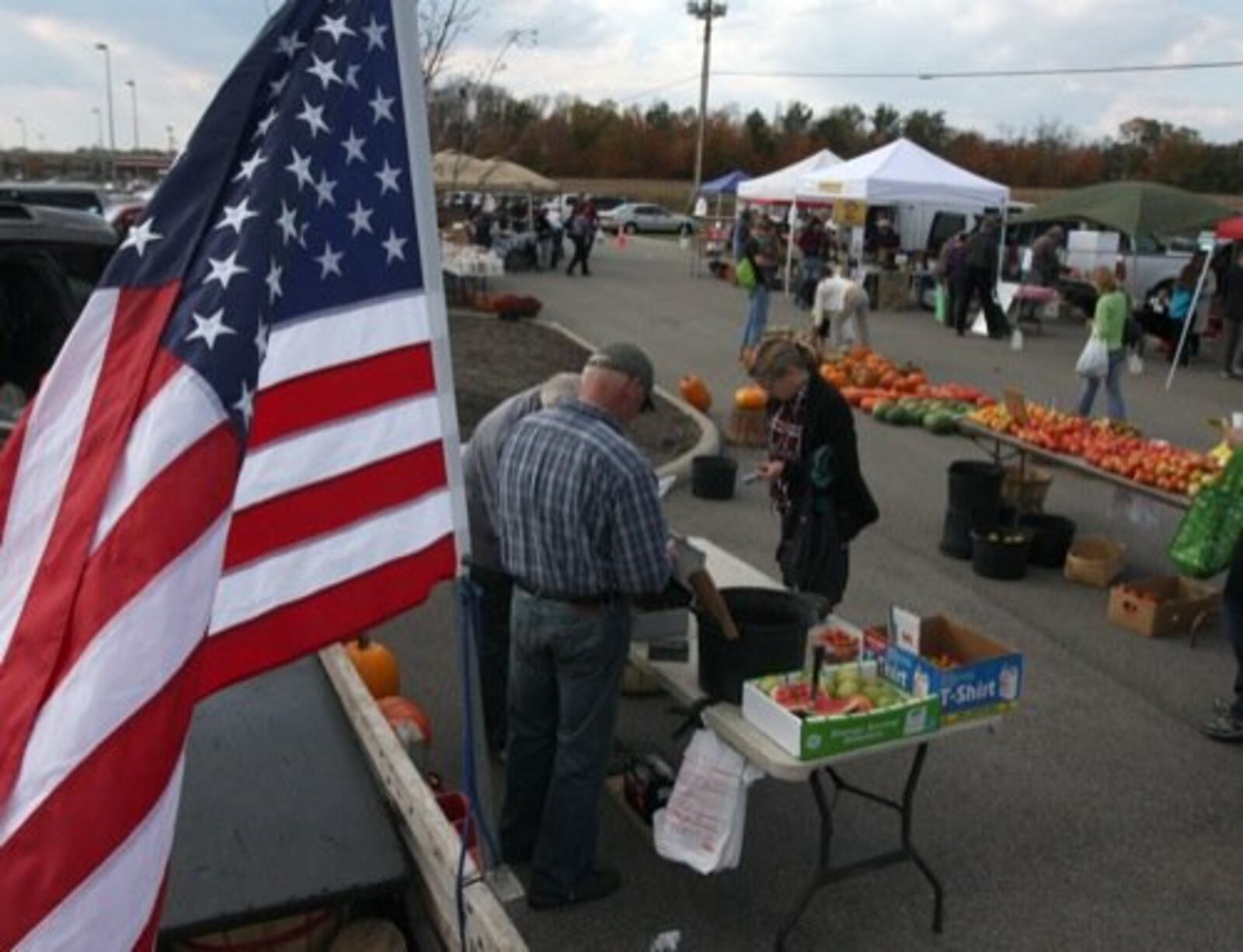 Scenes from the Sugarcreek Twp. Farmer's Market, 4333 Feedwire Road, Sugarcreek Twp., Greene County, Friday, Oct. 15, 2010.