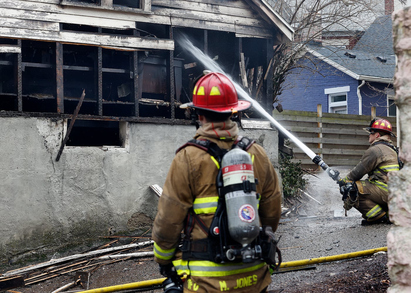 Garage Fire Glencoe Ave