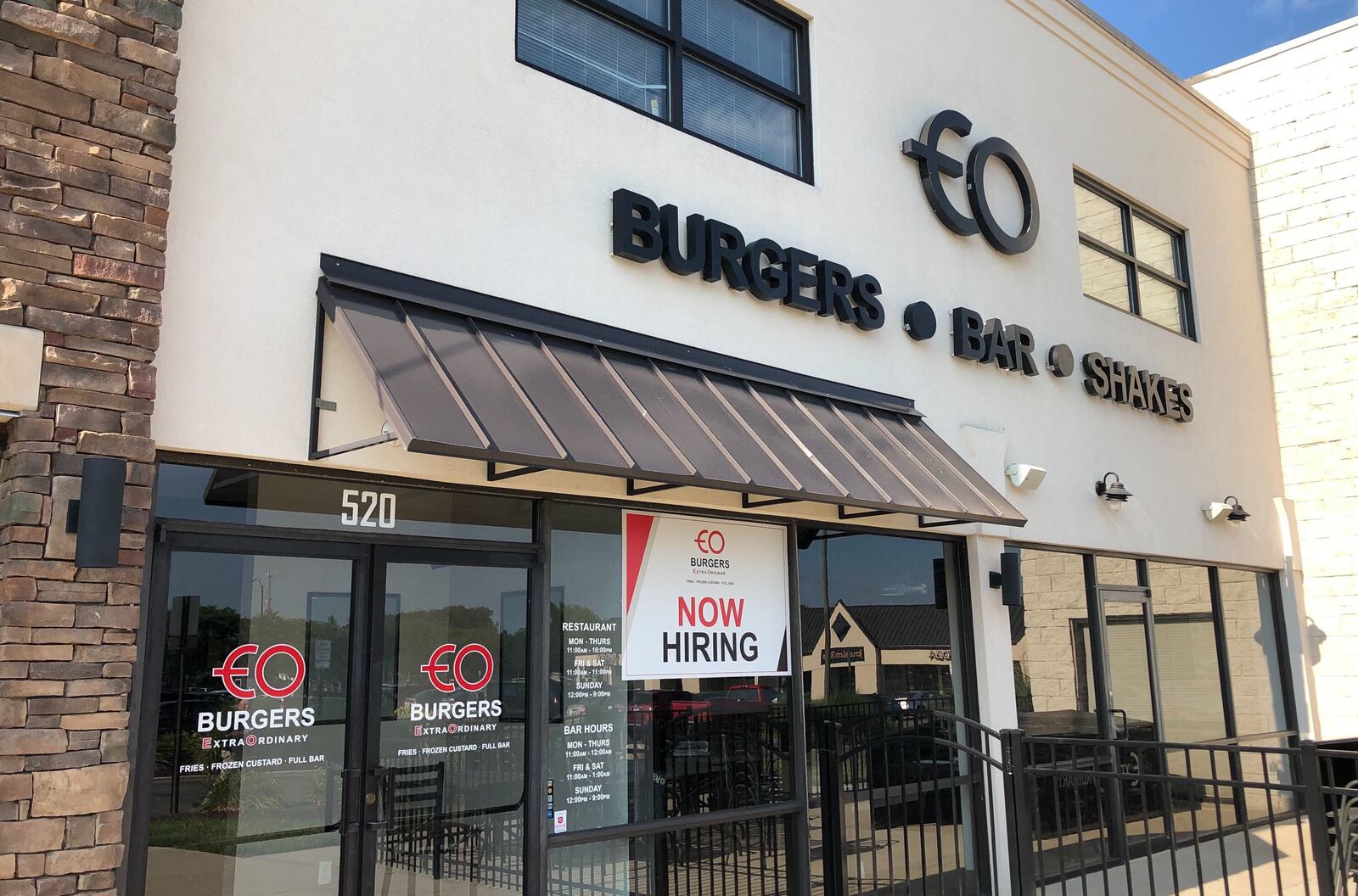 EO Burgers will open this week in part of the former Ollie's Place space on Miamisburg-Centerville Road (State Route 725) in Washington Twp. after relocating from The Greene Town Center in Beavercreek.