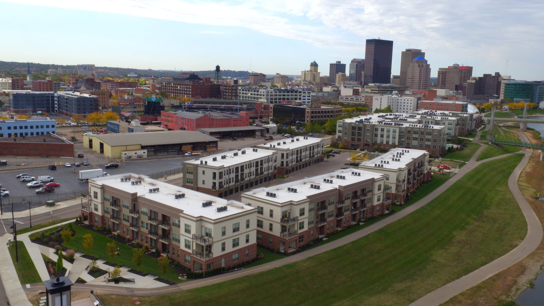 PHOTOS: What this booming area in downtown Dayton looks like from above