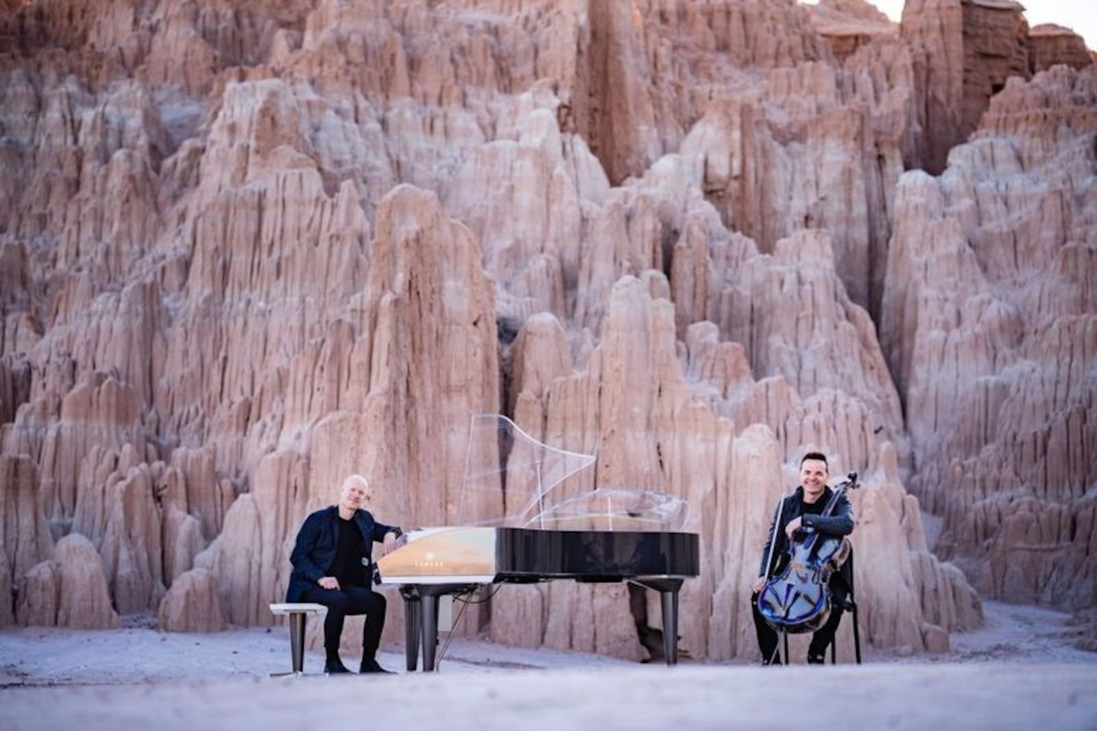 Jon Schmidt (left) and Steven Sharp Nelson are The Piano Guys. CONTRIBUTED