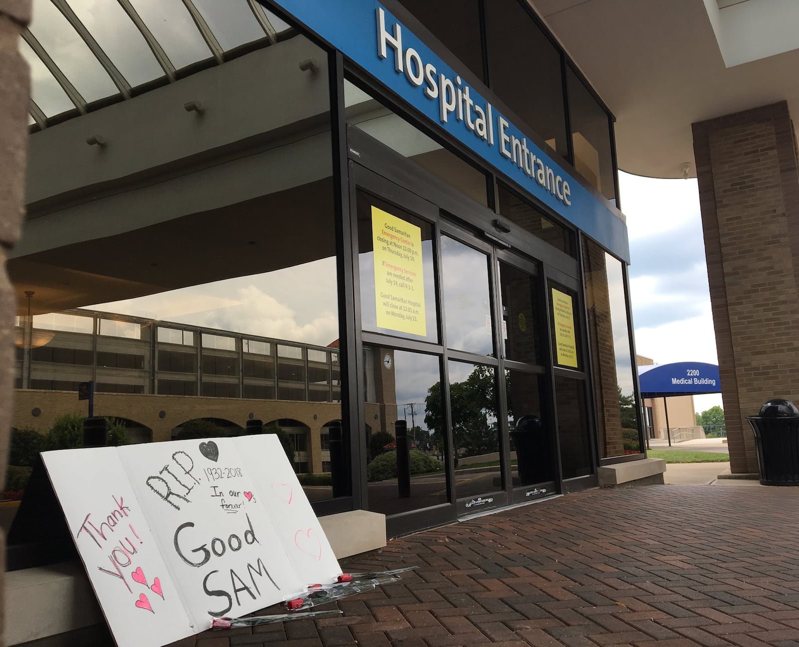 Good Samaritan Hospital officially closed its doors at 12:01 a.m. today. Premier Health has incrementally been closing portions of the hospital. Good Samaritan’s emergency room closed on Thursday ahead of the hospital-wide shut down.