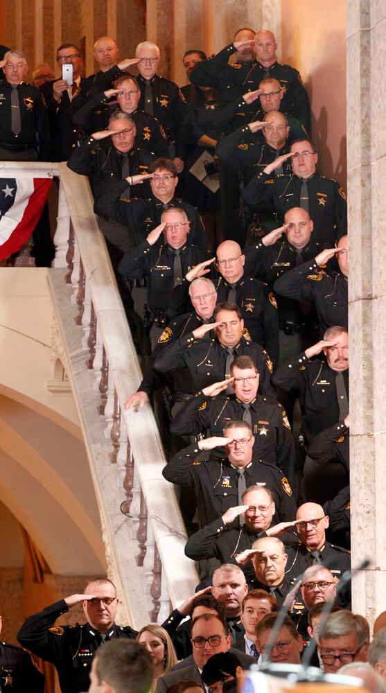 Gov. DeWine sworn in at Ohio Statehouse