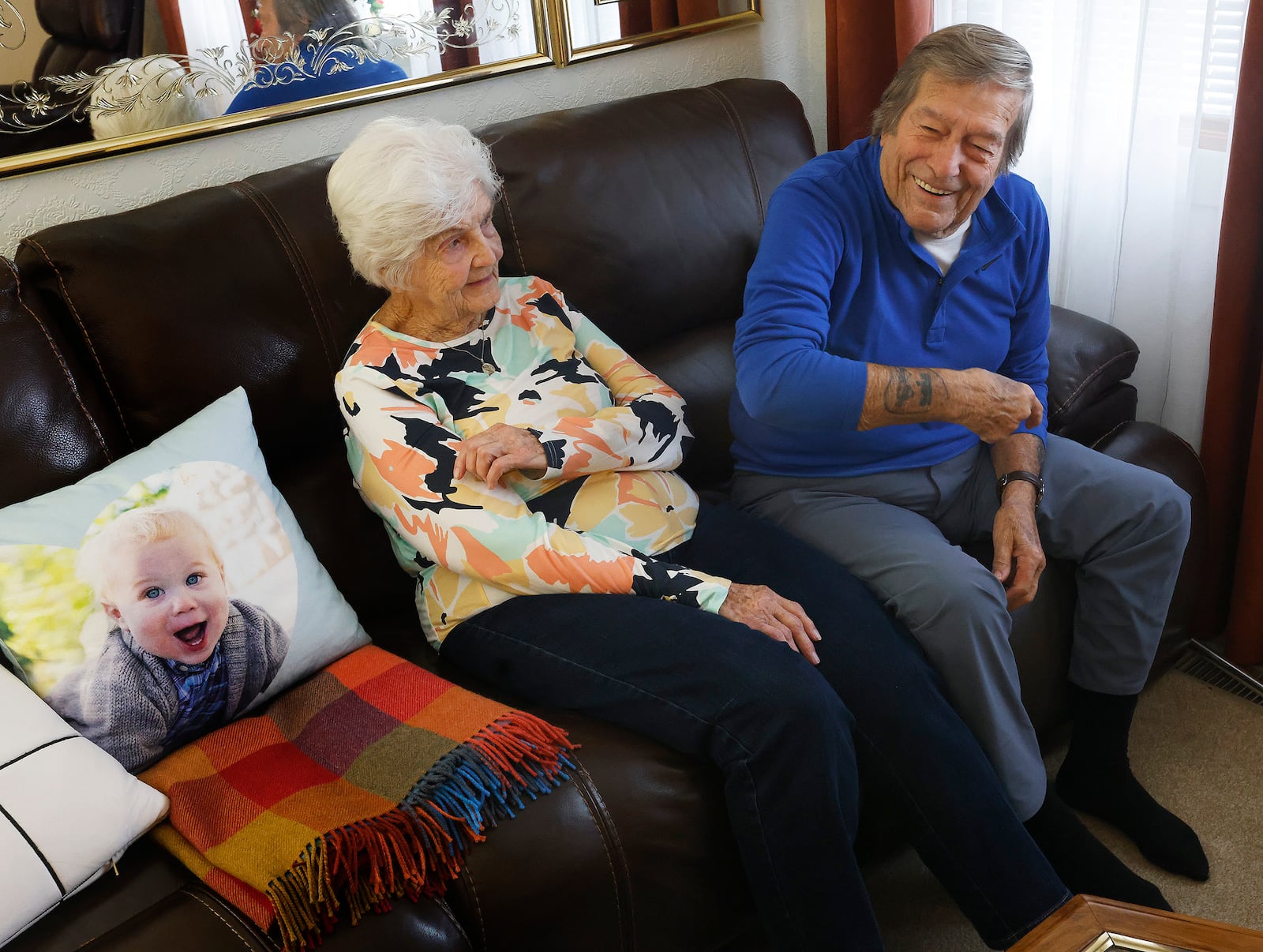 Janie and Ray Bolden of Kettering will celebrate their 73rd anniversary on Nov. 29, 2024. MARSHALL GORBY\STAFF