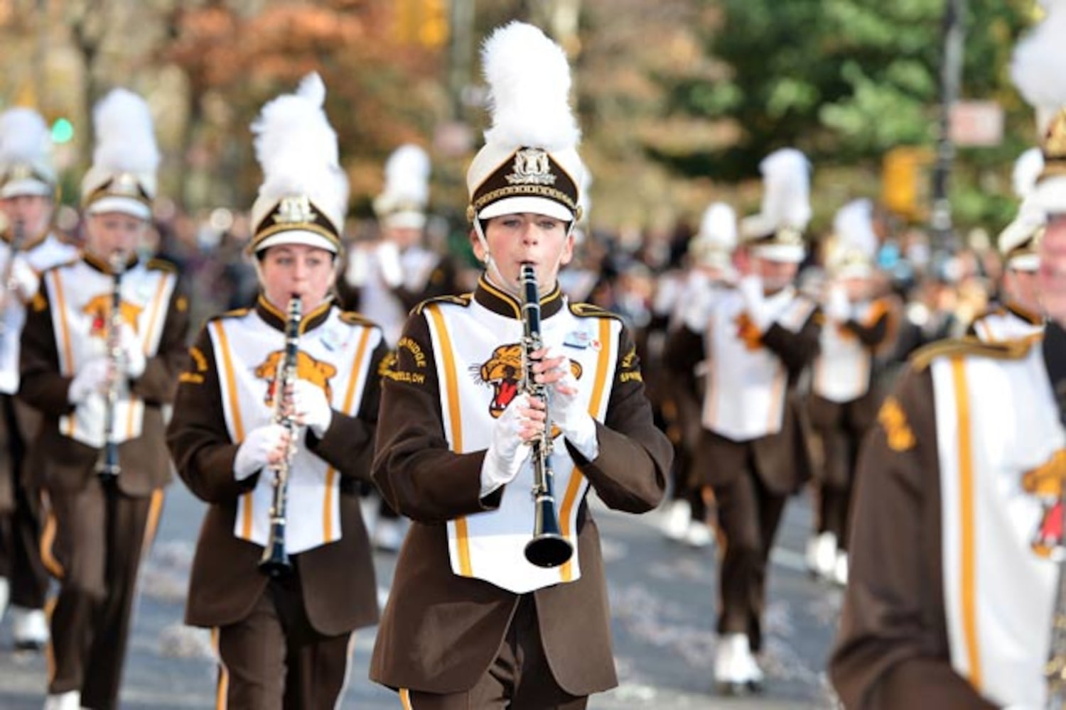 Kenton Ridge Marching Band in Macy's parade