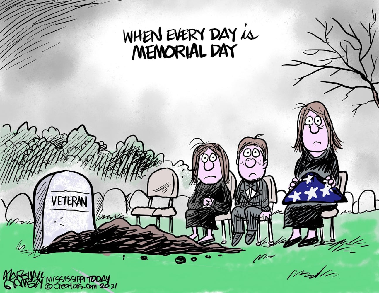 Week in cartoons: Memorial Day, Marjorie Taylor Greene and more