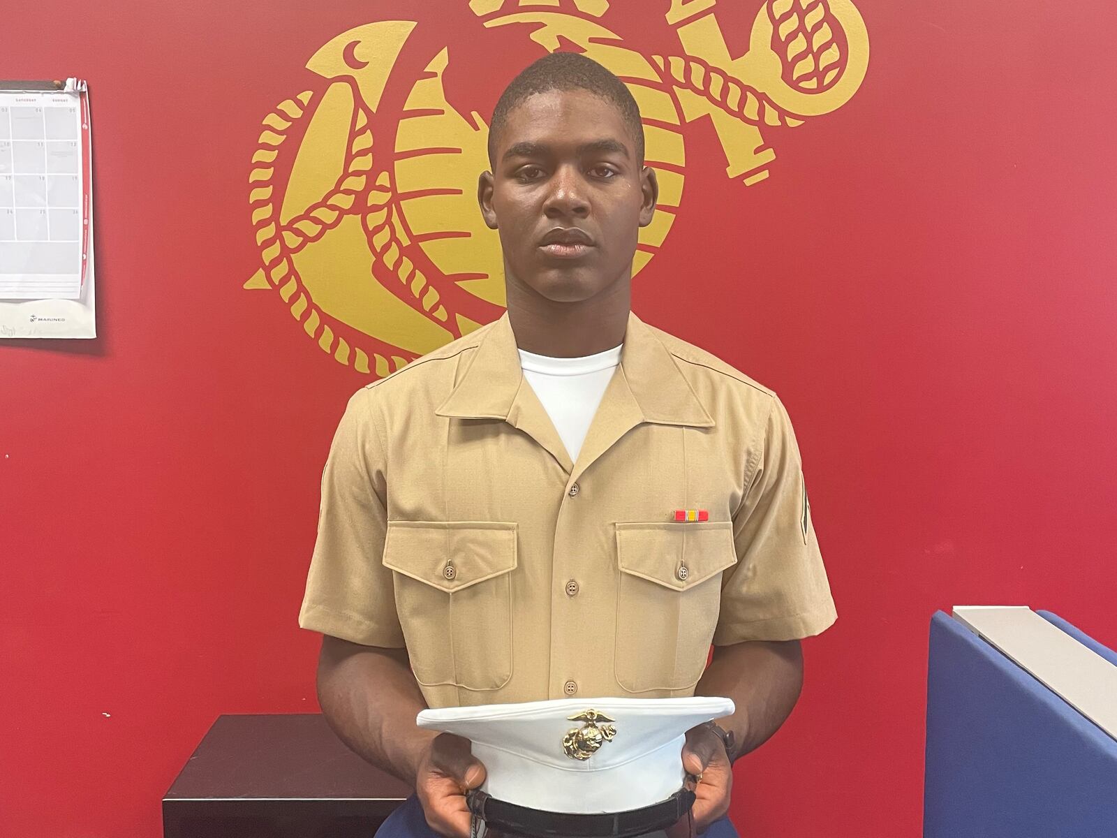 Marine PFC Matthew Moon, who graduated from recruit training at Parris Island, S.C. June 3. Contributed.