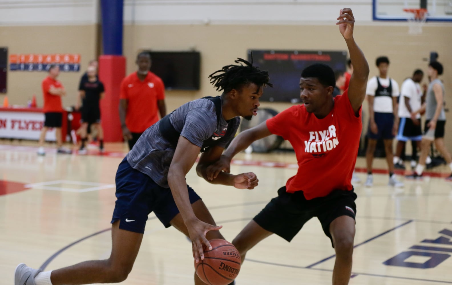 Dayton Flyers practice