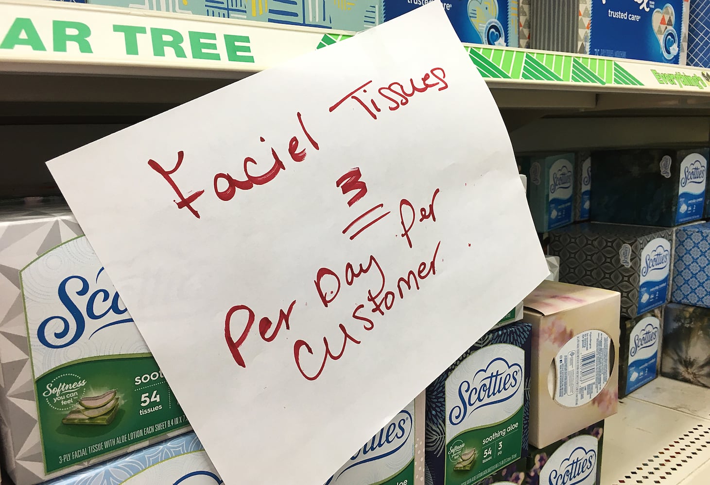 PHOTOS: Long lines, empty shelves at local grocery stores