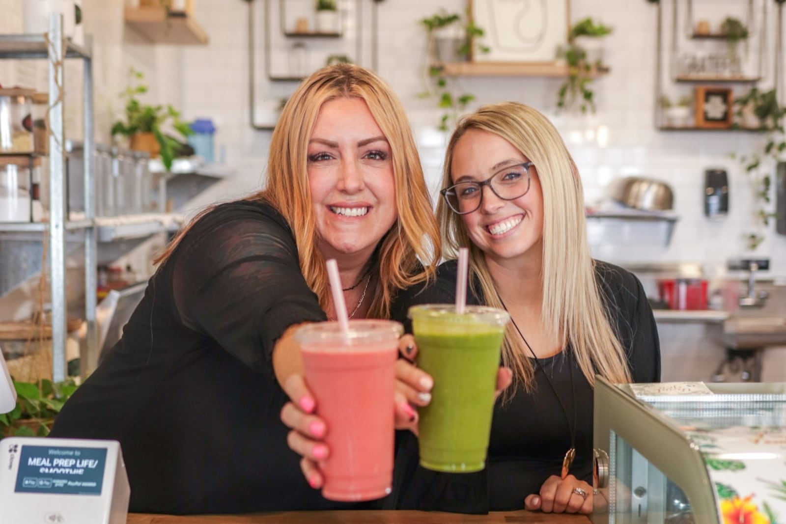 Smoothie Life will open a second location in the Piqua Station. Pictured (left to right) is owner Julie Casiano and manager Kaci Sage (CONTRIBUTED PHOTO).