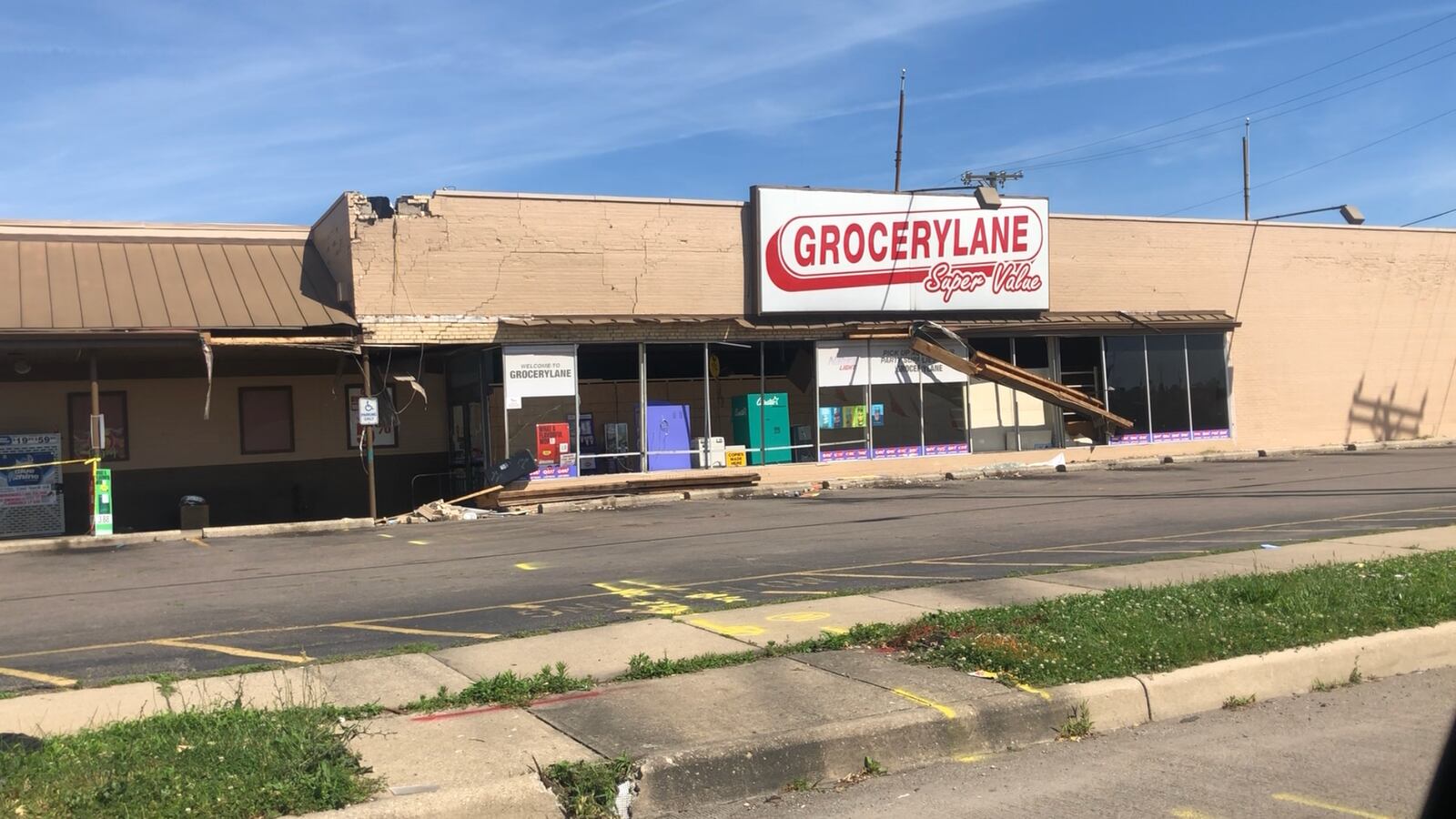 A section of Old North Dayton near Grocerylane on Troy Street was among the areas hardest hit during the Memorial Day tornadoes. This photo was taken June 11, 2019, a little more than two weeks after the destructive storms. Grocerylane was later demolished. Photo: Amelia Robinson