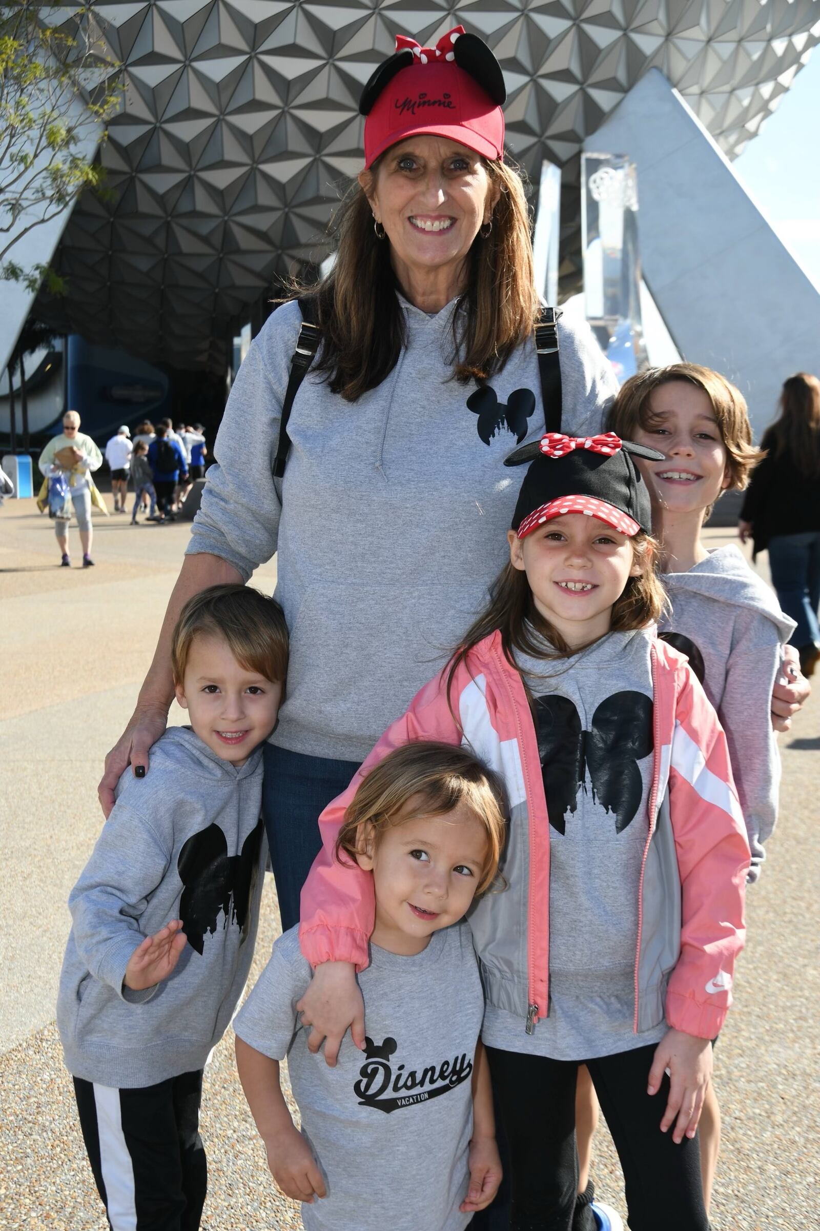 Debbie Sullivan with grandchildren Mac Steidel, Jackson Steidel, Camryn Steidel and Sullivan Steidel.