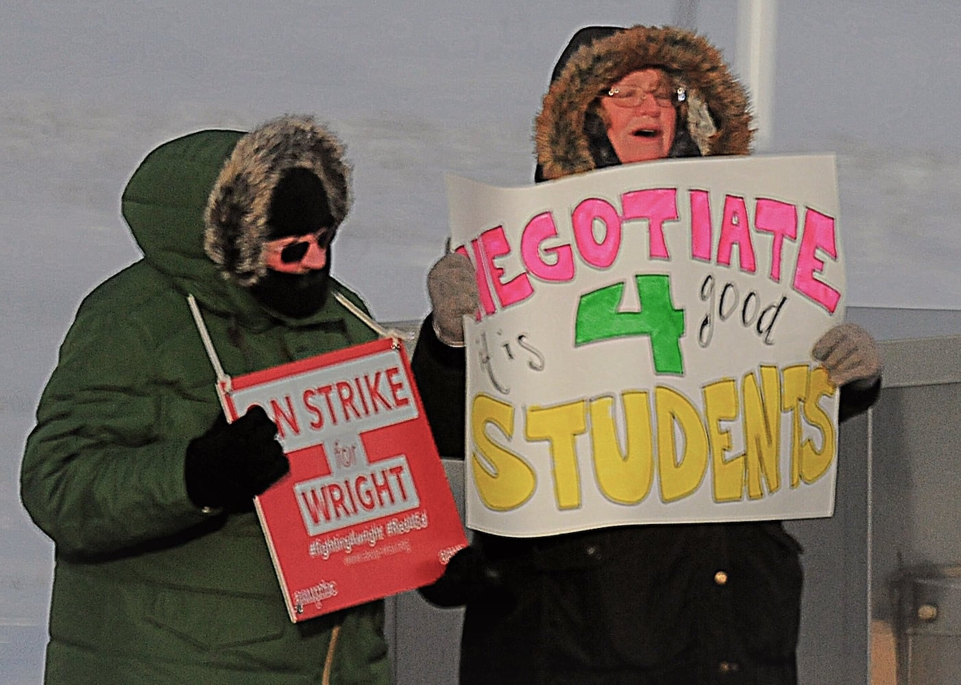 PHOTOS: Faculty strike at Wright State University