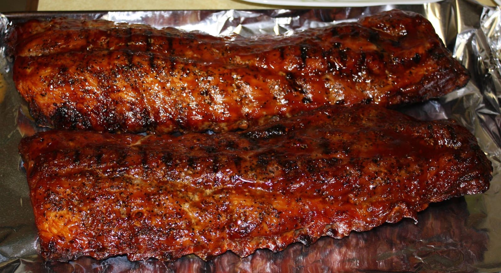 Barbecue ribs at 1572 Roadhouse Bar-B-Q. 