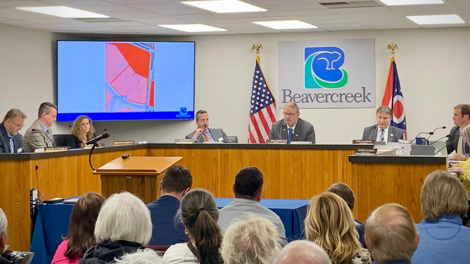 Beavercreek city council voted Monday against a large proposed gas station on the corner of U.S. 35 and Factory Road. LONDON BISHOP/STAFF