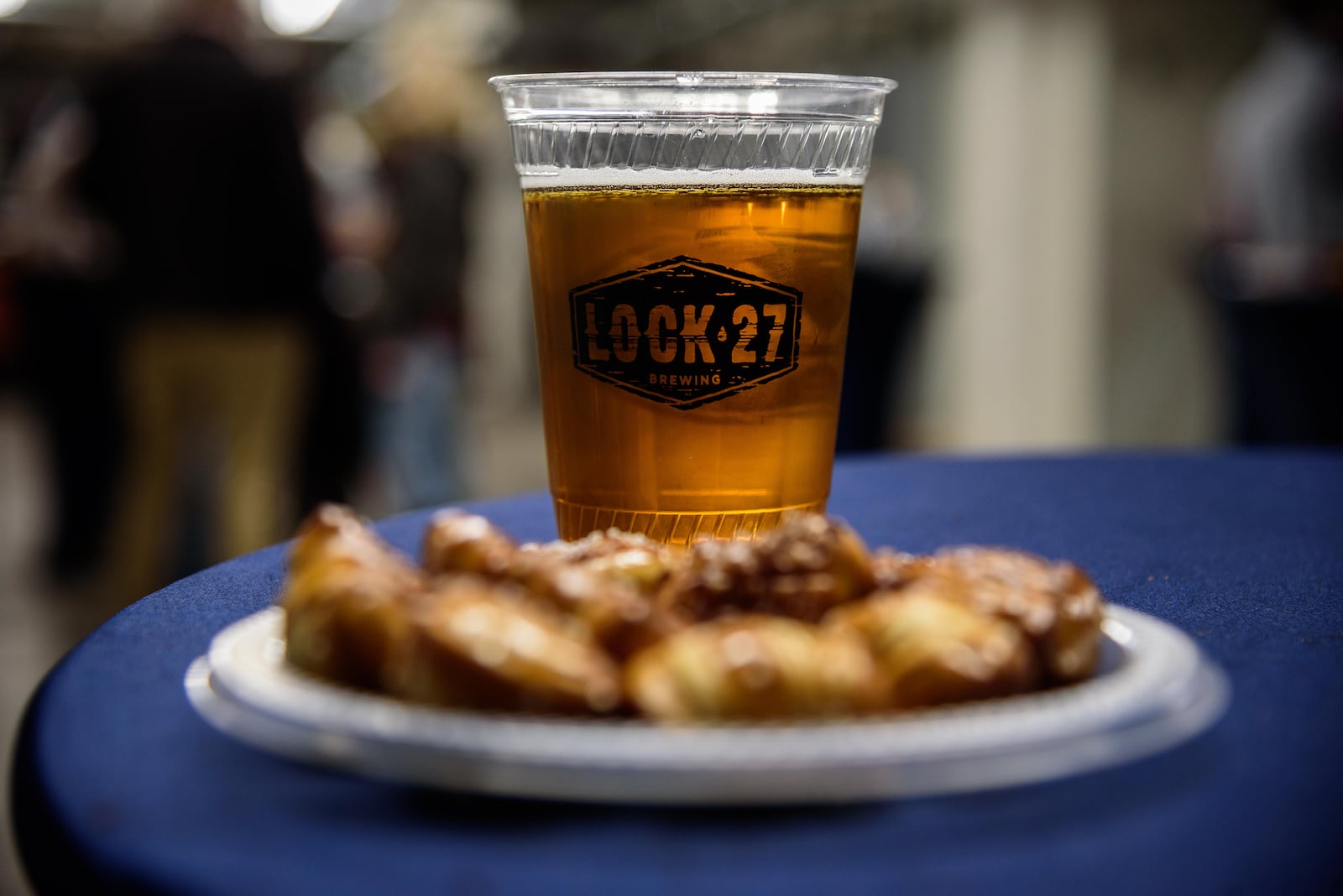 Another brewery in the robust Dayton-area craft-brewing scene has added a milestone to its development.  Lock 27 Brewing, which operates locations in downtown Dayton and Centerville, hosted a party on Friday, Jan. 25 at its downtown brewery to celebrate the first ever release of its popular Mouth Breather IPA and Lock Tender Golden Ale in cans. TOM GILLIAM / CONTRIBUTING PHOTOGRAPHER