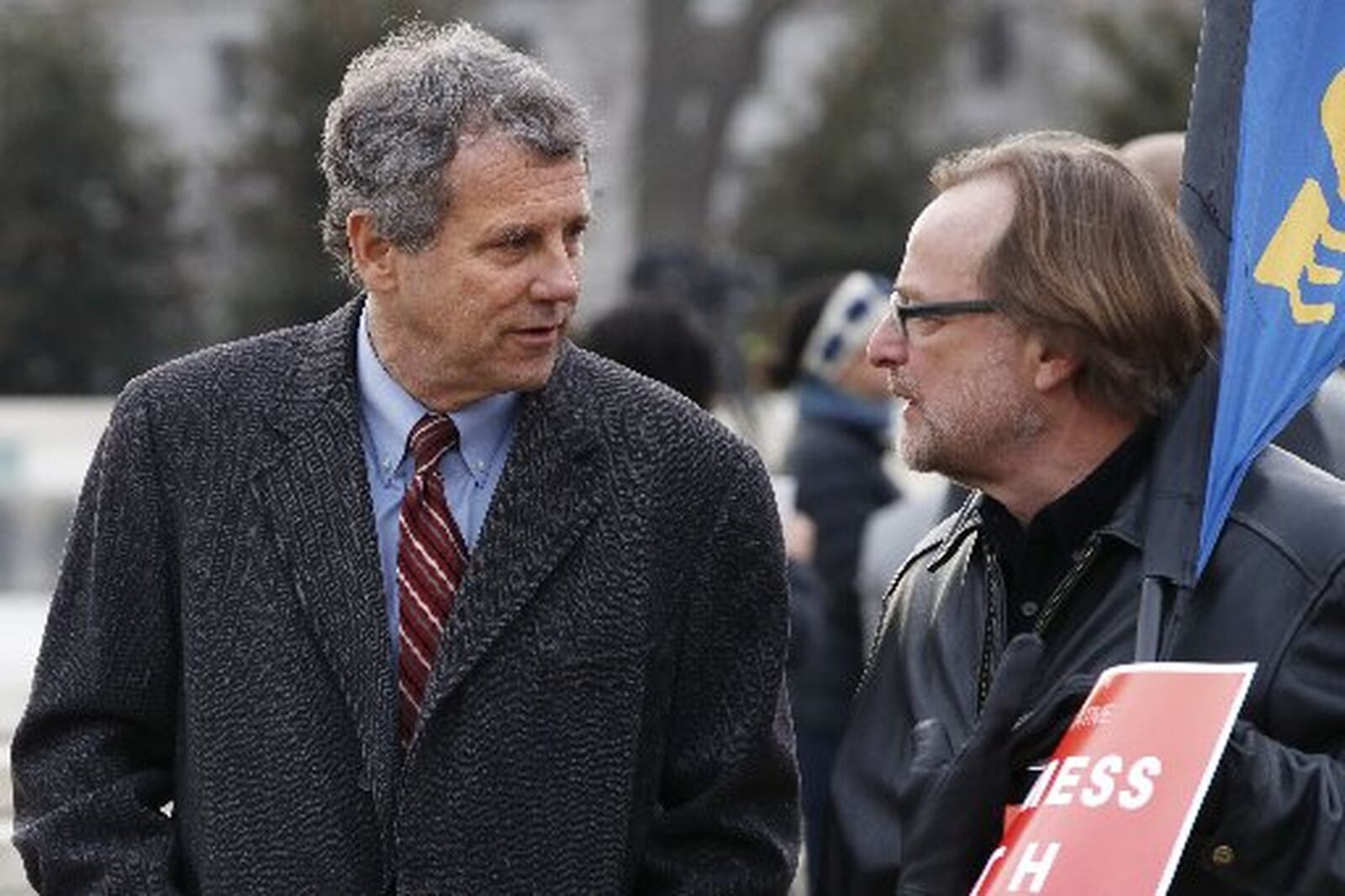 Sen. Sherrod Brown, D-Ohio, is seeking his third term in the U.S. Senate. His November opponent is Rep. Jim Renacci, R-Wadsworth, who left the governor’s race to run for the Senate after Josh Mandel withdrew. (AP Photo/Jacquelyn Martin)