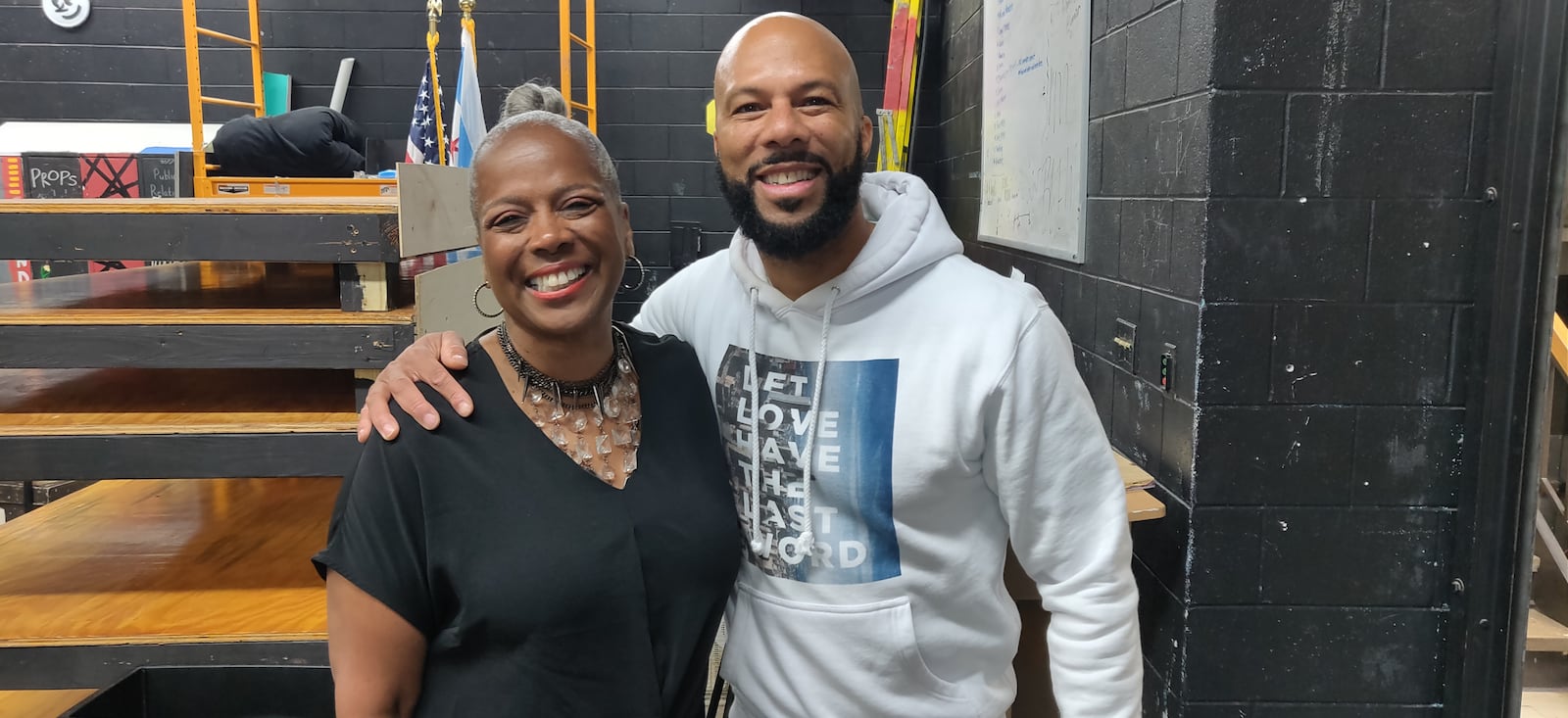 Chaminade Julienne High School grad Joyce Dorsey Kenner appears in the Netflix documentary Becoming about former first lady Michelle Obama.  She was born in Dayton as a set of triplets in 1956.  She is pictured with musician and actor  Common.