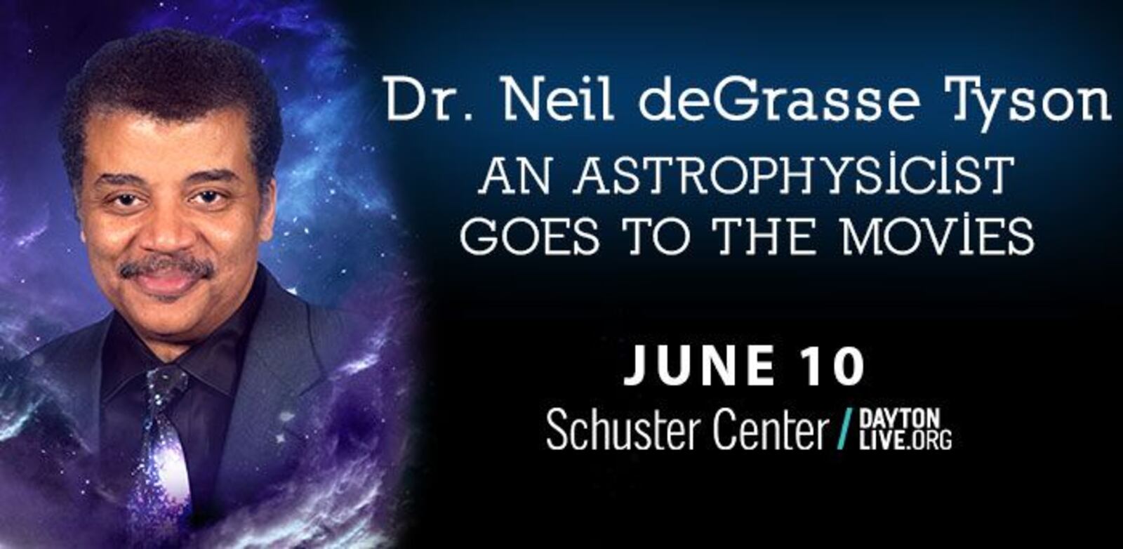 Dr. Neil deGrasse Tyson presents "An Astrophysicist Goes to the Movies” June 10 at the Schuster Center. CONTRIBUTED