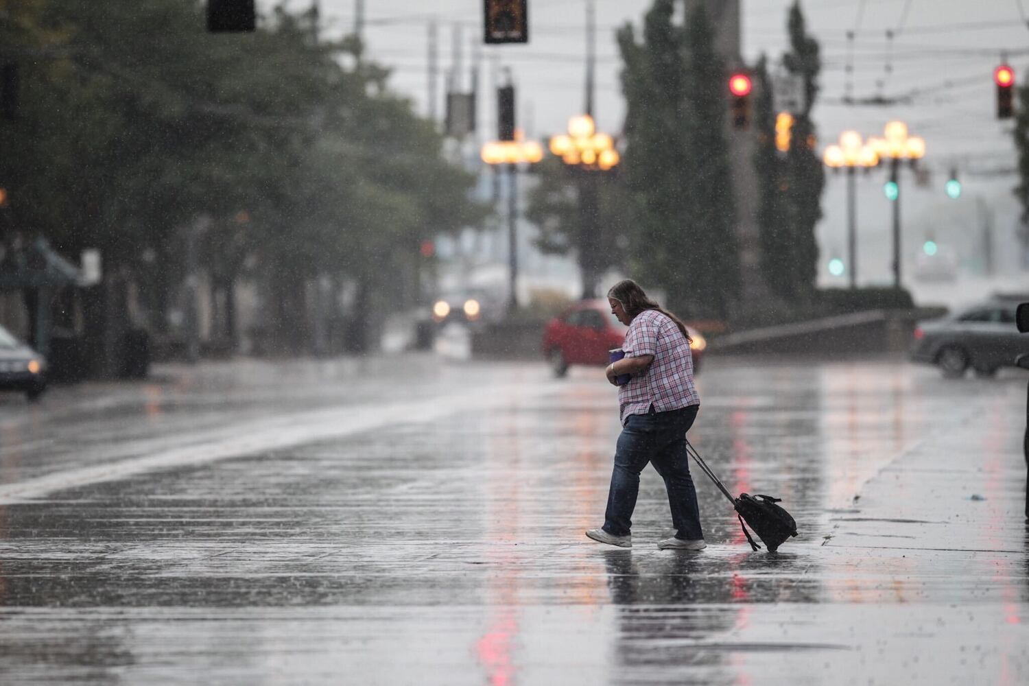 Fall rain soaks the Miami Valley on Monday