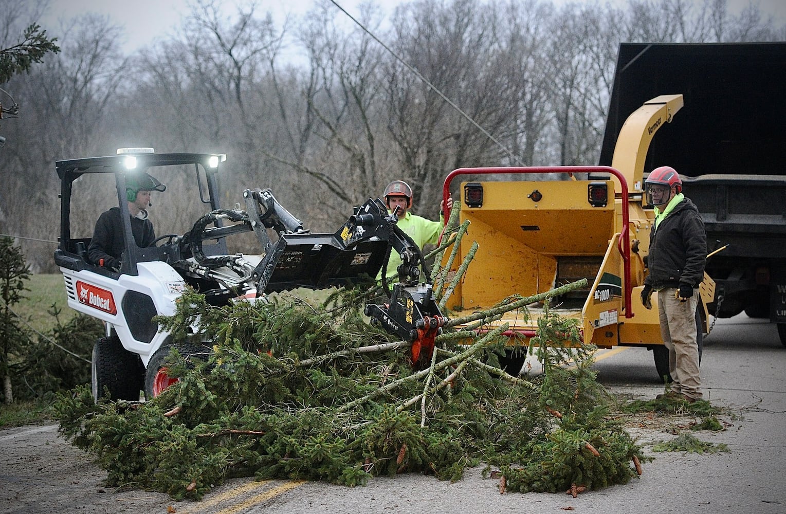 Tornado damage Miami county