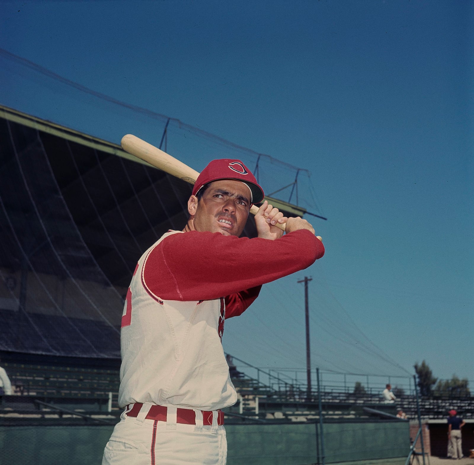 FILE - Rocky Colavito, outfielder for the Cleveland Indians, is pictured in April 1966. (AP Photo, File)