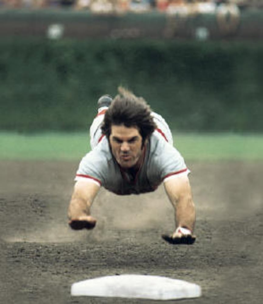 Legendary baseball player Pete Rose