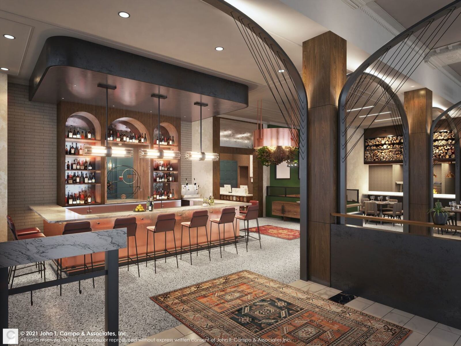 A rendering of the Hotel Ardent at 137 N. Main St. in downtown Dayton. CONTRIBUTED