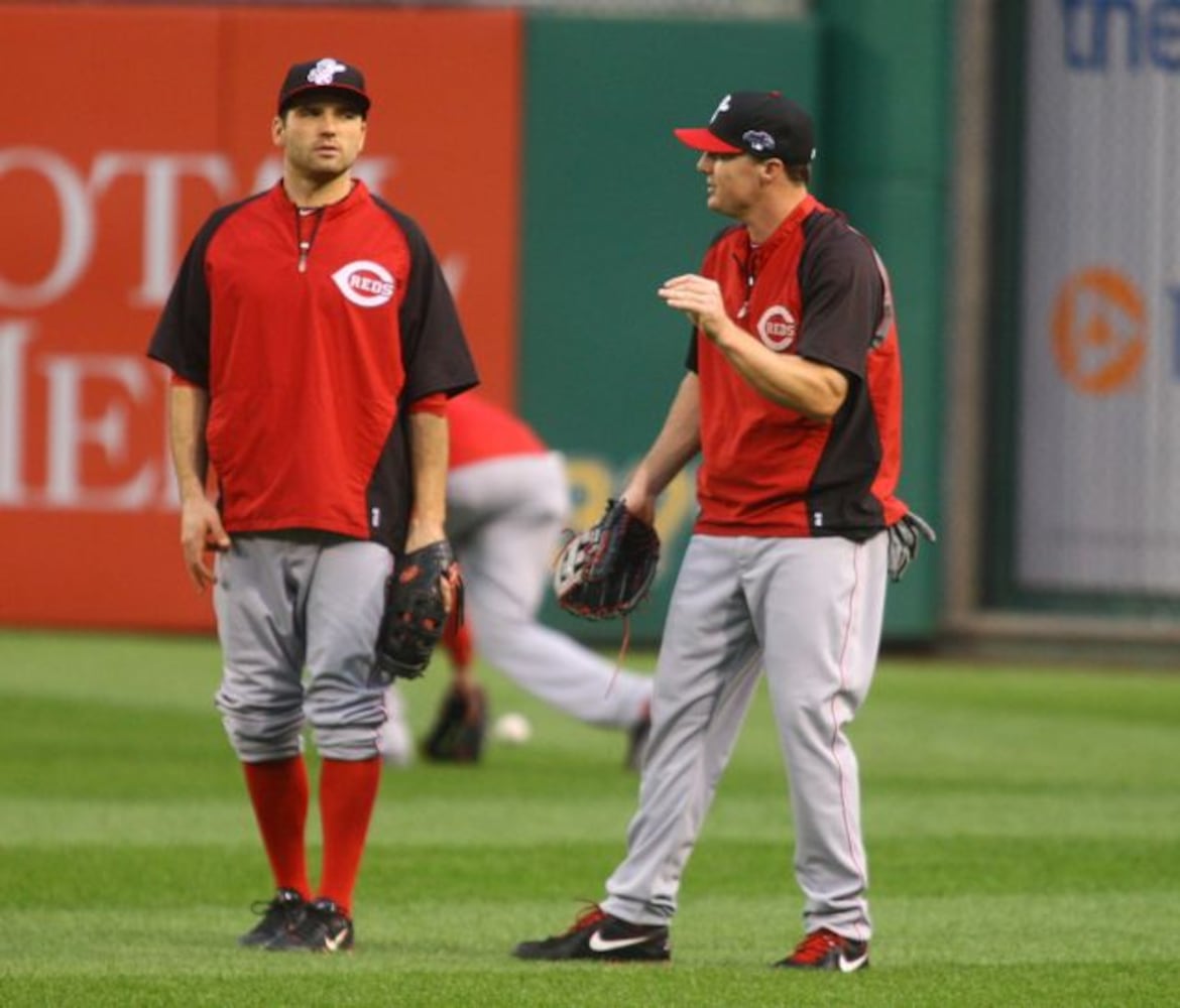 Pirates and Reds work out at PNC Park