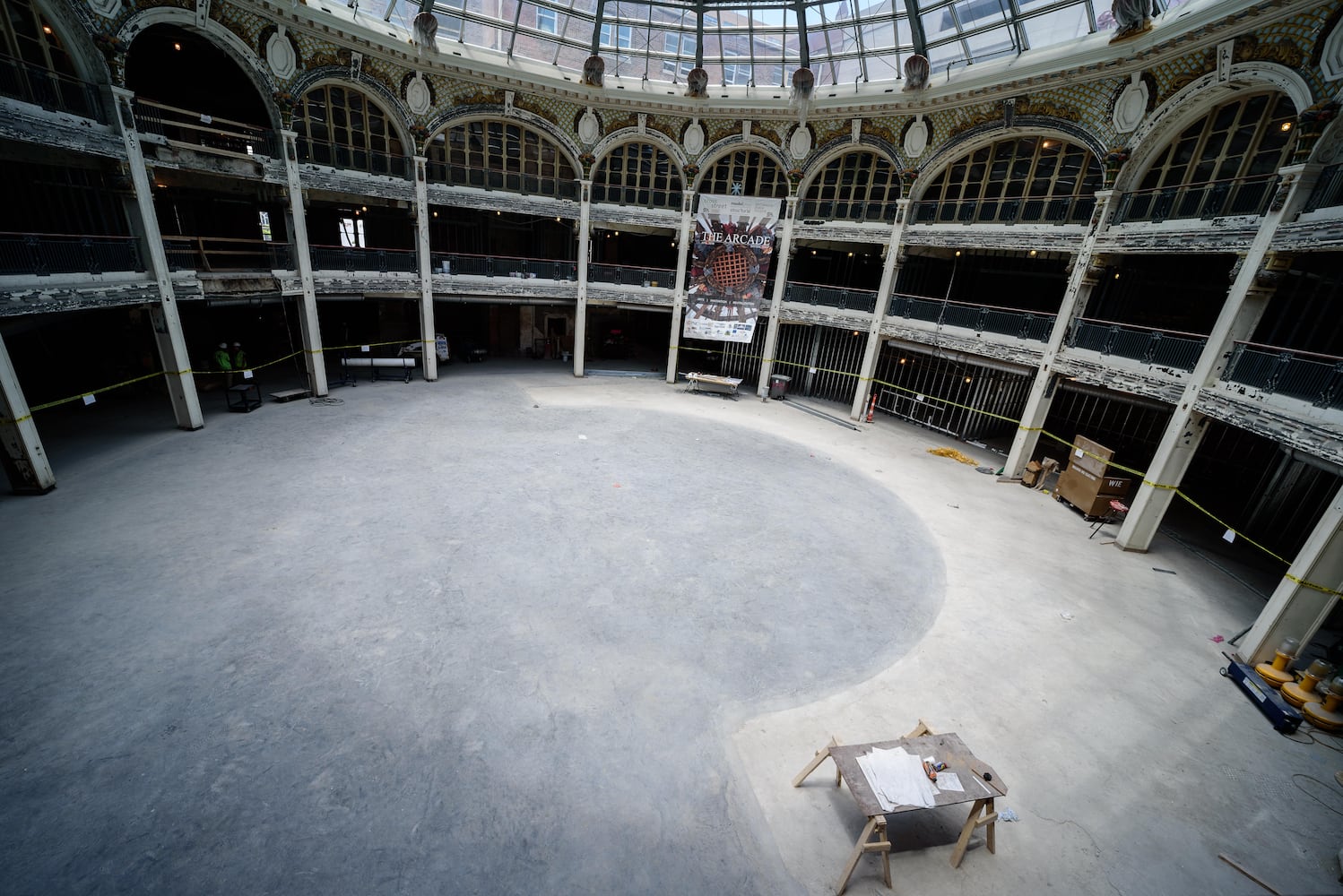 PHOTOS: Peek inside the Dayton Arcade under construction