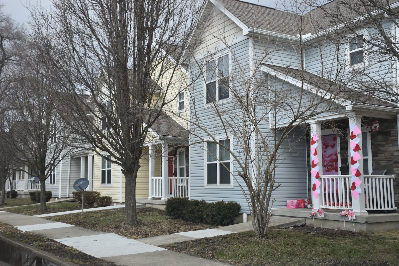 Homes in Dayton's Twin Towers neighborhood. A city housing condition survey found that about two-thirds of the residential properties in the neighborhood are in sound shape (grade 1). CORNELIUS FROLIK / STAFF