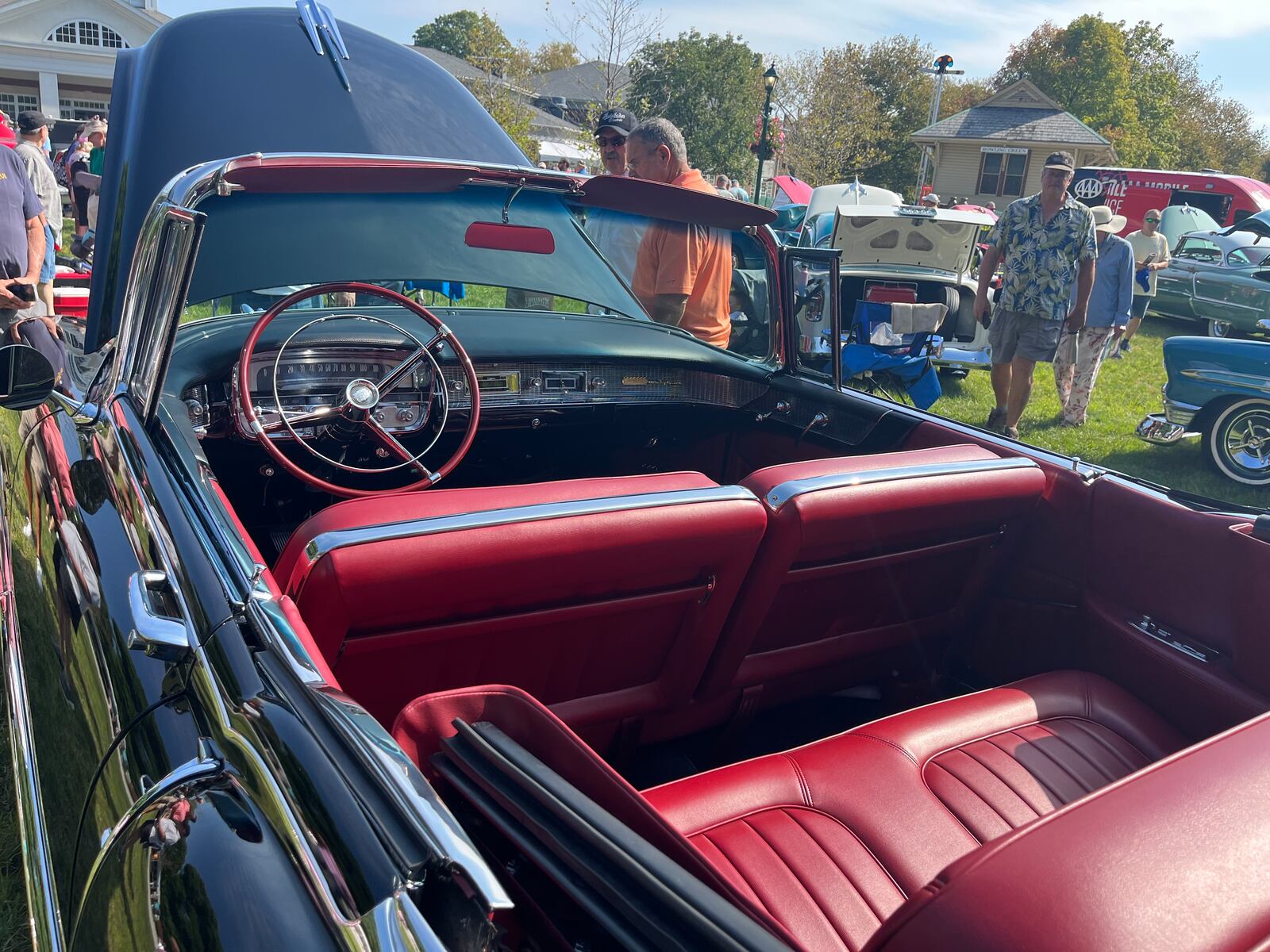 The 15th Dayton Concours d’Elegance at Carillon Park on Sunday had about 180 classic and antique automobiles on display. CORNELIUS FROLIK / STAFF