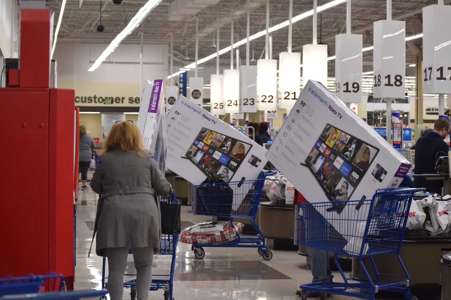 PHOTOS: Did we spot you Thanksgiving shopping today?