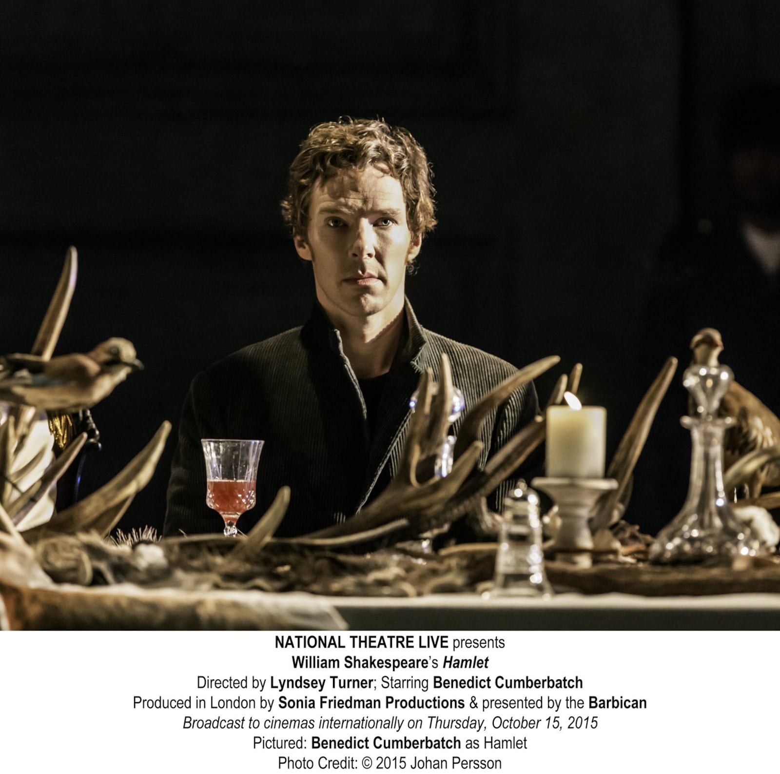 National Theatre Live will present Benedict Cumberbatch in “Hamlet” on April 30 at The Neon. Submitted photo by Johan Peersson.