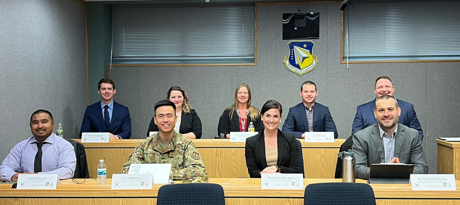 Members of the Advanced Tactical Acquisition Corps – Team 12 recently made recommendations designed to improve the interface between Air Force and National Geospatial Intelligence Agency systems. CONTRIBUTED PHOTO