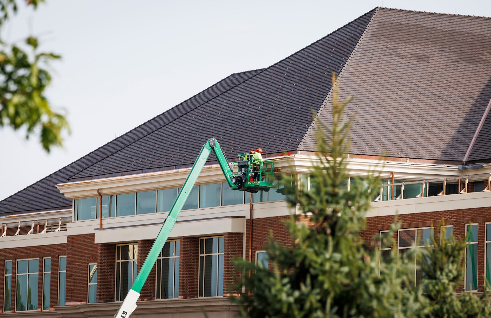 Construction continues on the Richard M. McVey Data Science Building on Tallawanda Road on the campus of Miami University Thursday, Oct. 19, 2023 in Oxford. NICK GRAHAM /STAFF