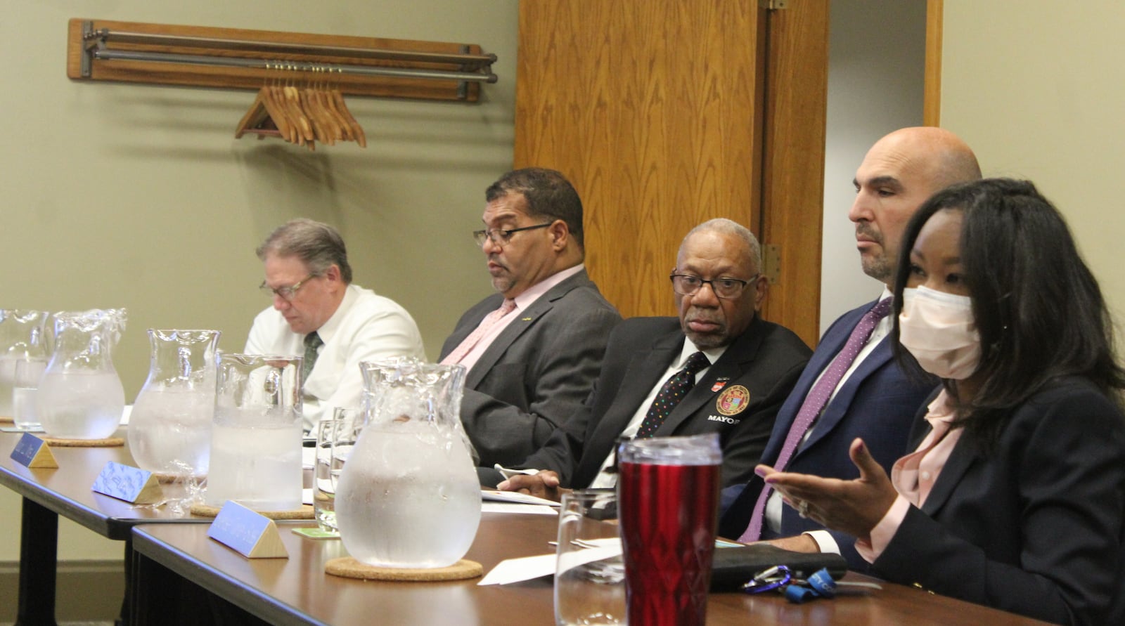 Dayton City Commission at a work session. CORNELIUS FROLIK / STAFF