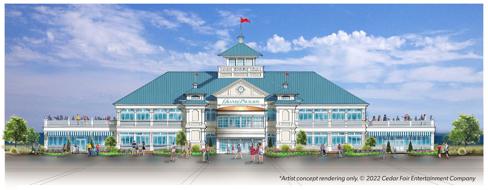 Cedar Point's Grand Pavilion will anchor The Boardwalk - Contributed