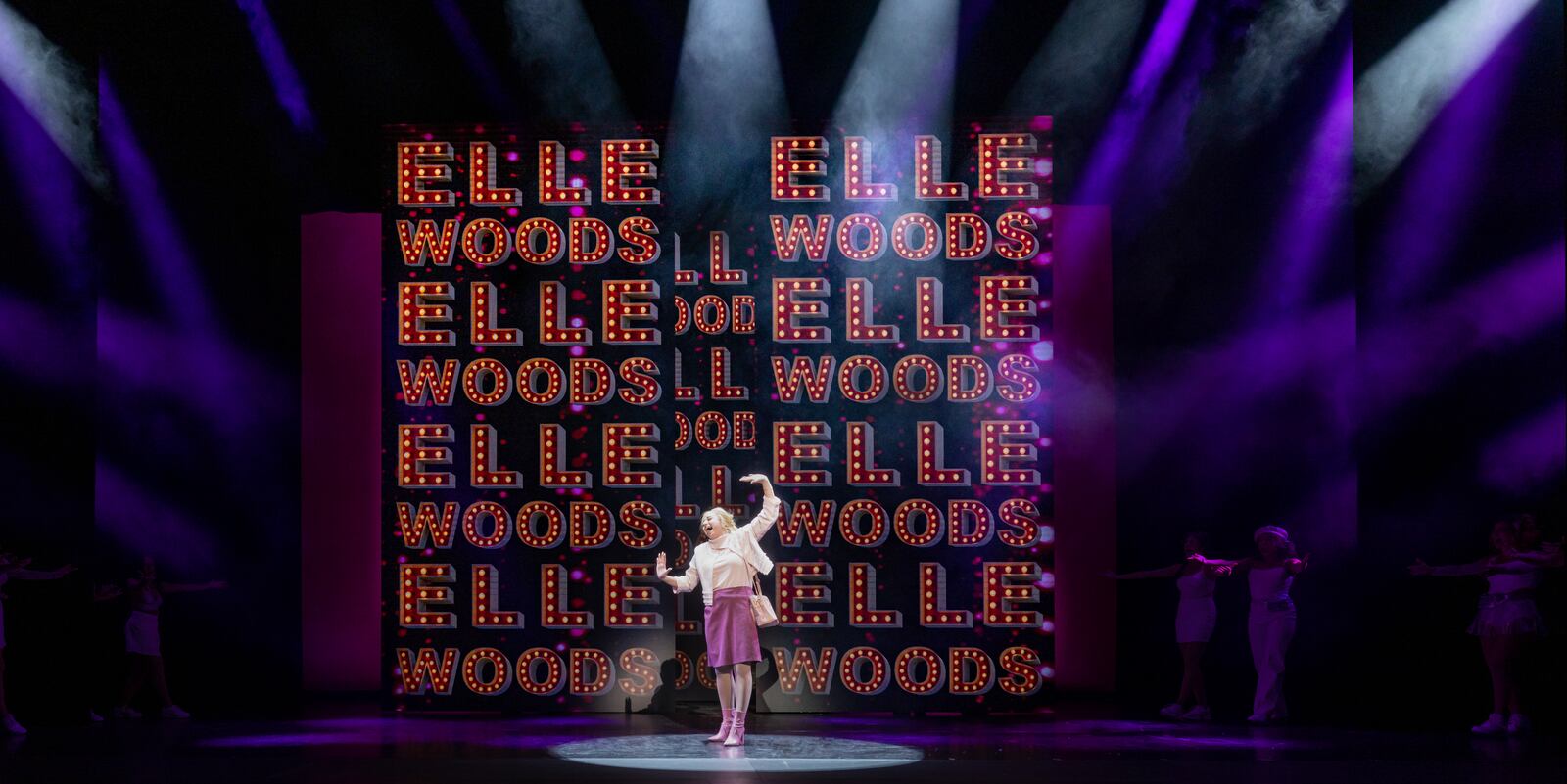 Hannah Bonnett as Elle Woods in "Legally Blonde – The Musical" which is at the Schuster Center in Dayton Tuesday, Nov. 22 through Sunday, Nov. 27. Photo by Drager Creative.