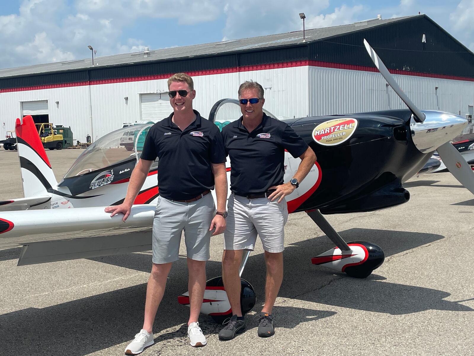 Redline Airshow's Austin and Ken Rieder will be performing at the Dayton Air Show this weekend.