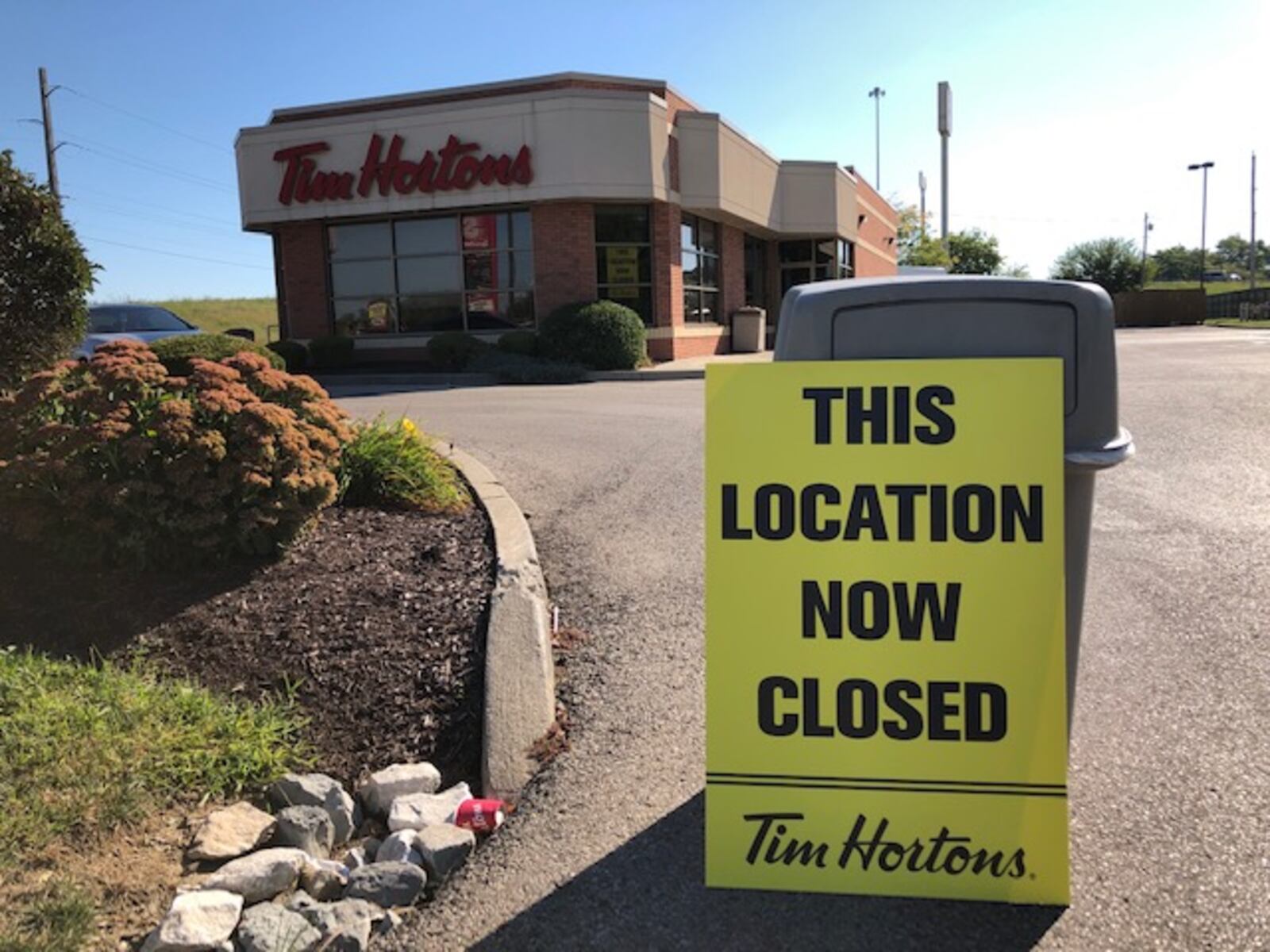 Some, but not all, Tim Hortons restaurants in the Dayton area shut down abruptly yesterday, Sept. 4, 2019.