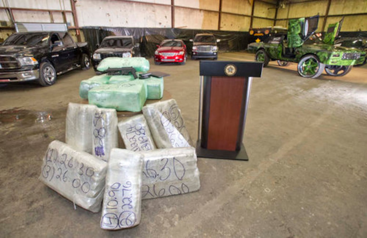 Hulk car seized in drug bust