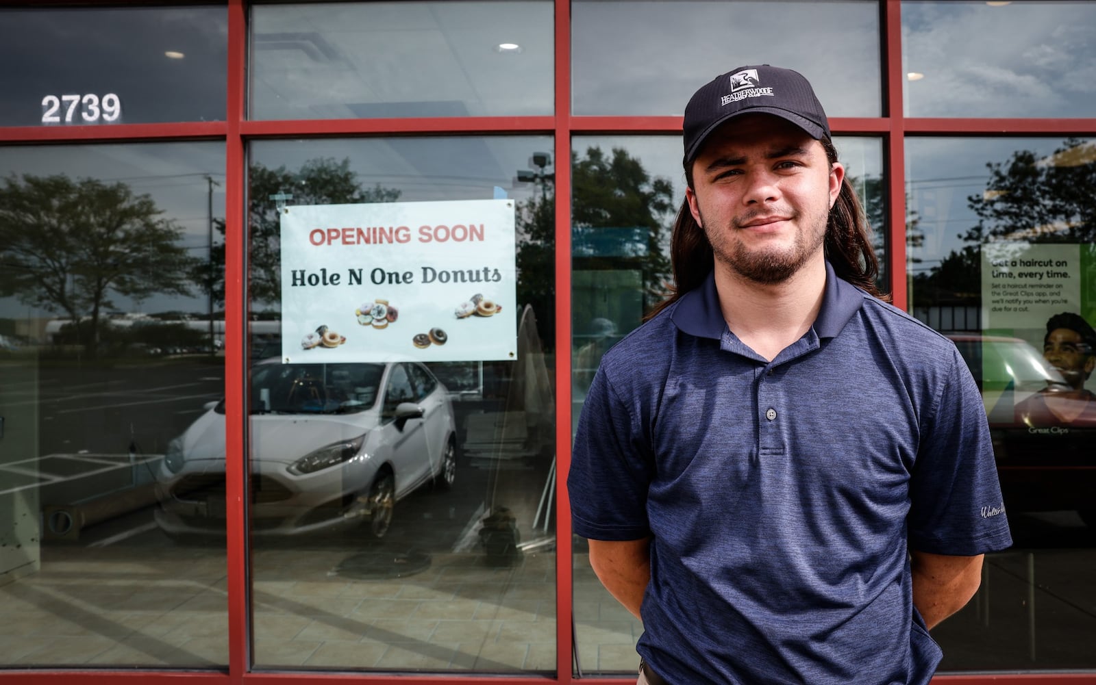 Luke Lawrence, 19, is shooting for Oct. 15 to open his new Hole N One doughnut shop on West Alex Bell Rd. Lawrence has been working in the doughnut business since he was 14 years old. After high school, Lawrence attended Sinclair College. JIM NOELKER/STAFF