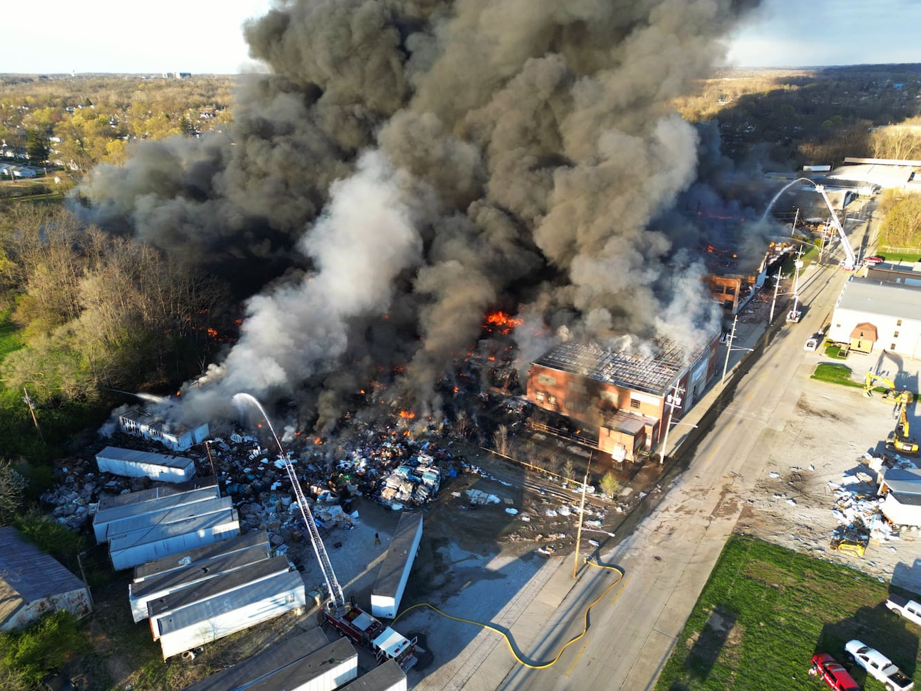 Richmond Indiana industrial fire