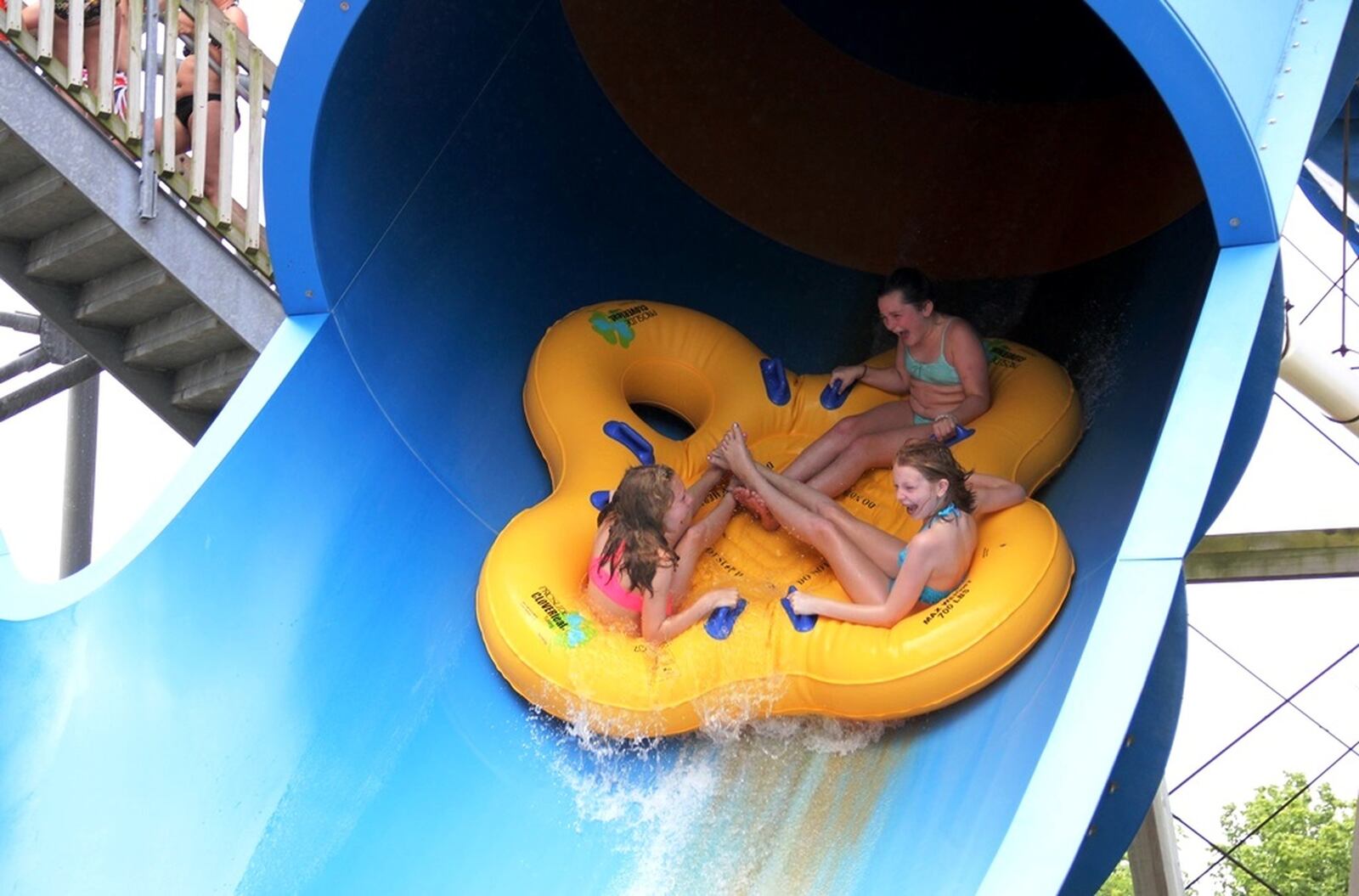 The rides at Soak City bring thrills and fun. Contributed photo